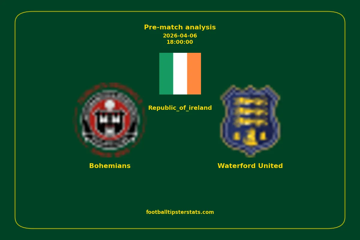 Pre-match analysis: Bohemians vs Waterford United on 2026-04-06